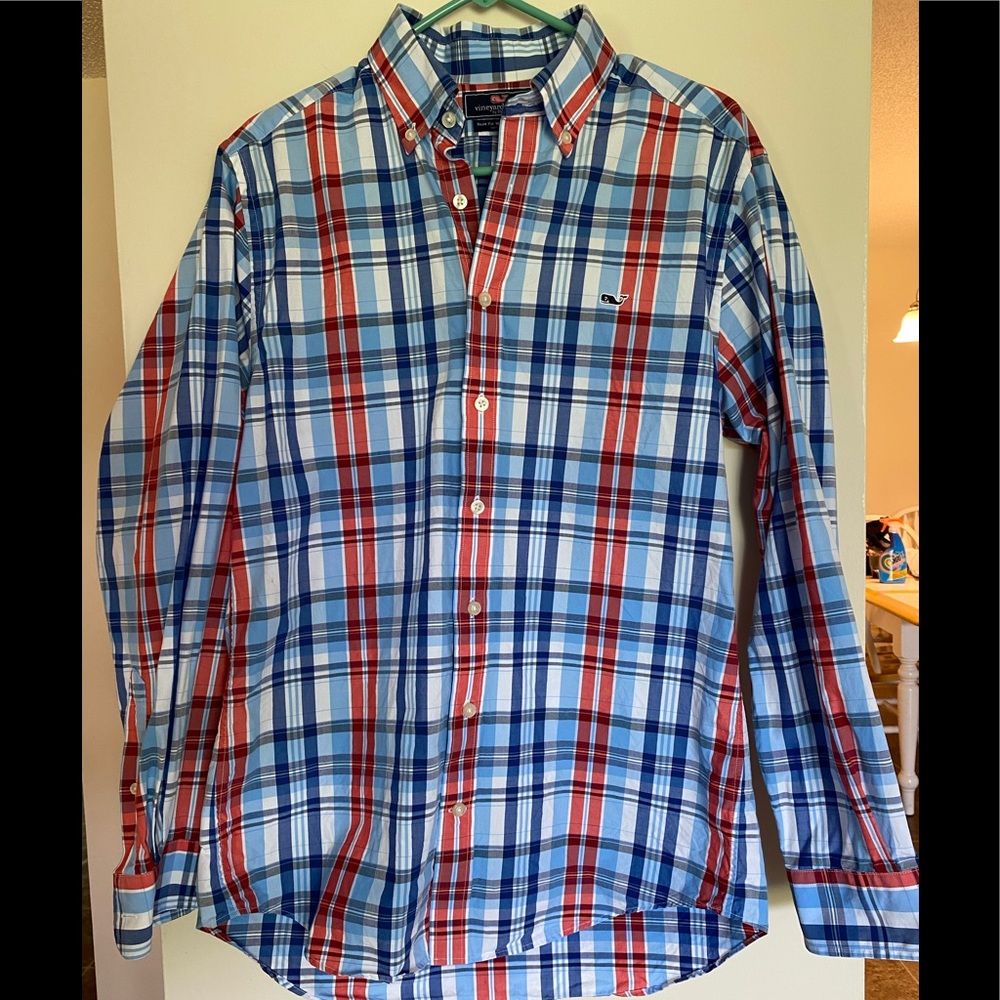 Vineyard Vines Plaid Button Down